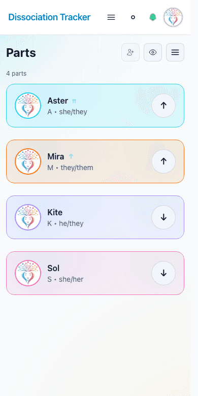 Placeholder showing alter import and sync progress